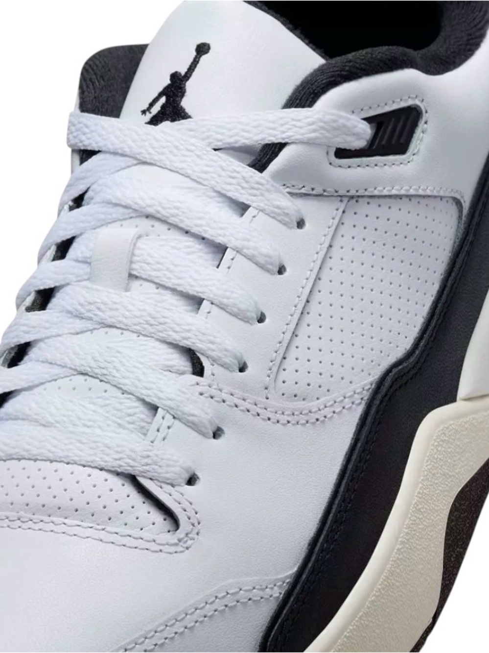 Nike Air Jordan Flight Court White Black Sail Men's 12 HF3255-112 NIB - Picture 8 of 16